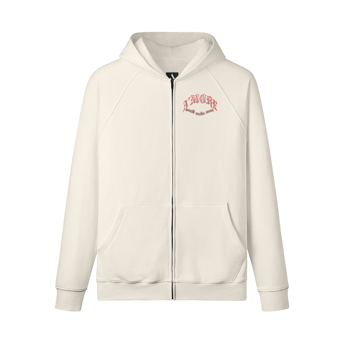 GOD IS LOVE ZIP UP HOODIE