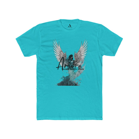 Cotton Crew Tee Angel Queen A'more World Unisex T-Shirt