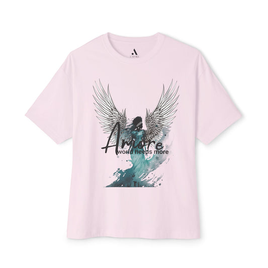 Angel Queen Unisex Tee Shirt - Oversized Boxy Fit